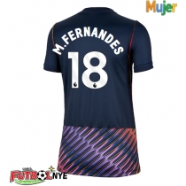 Camiseta Tottenham Hotspur Mateus Fernandes #18 Visitante Equipación para mujer 2026-27 manga corta
